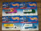 Hot Wheels Haulers Lot of 4: Milk Duds, Jolly Rancher, Tropicana, Recycle Truck