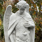 Large St Michael Garden Statue Outdoor Concrete Angel 24