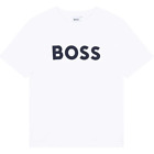 Hugo Boss Kids Big Logo T-Shirt White [J25P24-10P]