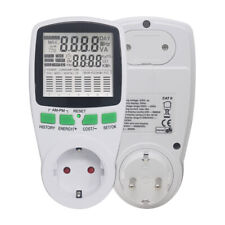 EU Plug AC Power Energy Meter Digital Wattmeter Electricity Cost Socket Analyzer