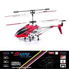 Mini RC Helicopter Syma Metal Remote Control Helicopter S107G 3CH 3.5CH GYRO Red