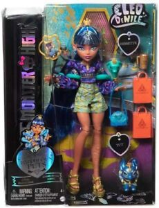 Monster High 2023 Faboolous Pets Cleo De Nile G3 With Tut & Accessories NEW