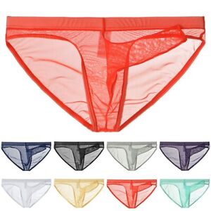Hot Sale Briefs Männlich Thin Underwear Transparent Underpants Panties