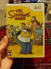 The Simpsons Game (Nintendo Wii, 2007) Complete. Good Condition