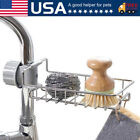 Drain Rack Storage Holder Shelf-Kitchen Sink Faucet Sponge Soap Cloth US