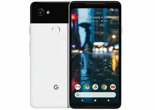 Google Pixel 2 XL Black & White Cellphone 64 GB Verizon 4G LTE Smartphone