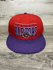 New Era Hardwood Classics Toronto Raptors Snapback Hat Cap Purple Red