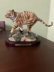 Rare Amy & Addy Gray Rock Collection Wildlife Statue Tiger Resin Figure