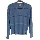 Vintage Kennington Ltd Men’s Sweater Chest 38 V Neck Shaker Knit Striped