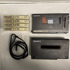 New ListingVintage Sony Walkman Professional WM-D6C Cassette Player w/Case “Mint”