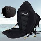 PenBan - Adjustable Padded Kayak Seat & Backrest w/ Detachable Bag - Solid Black