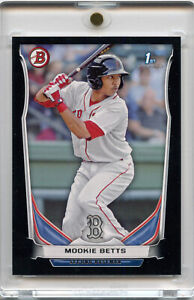 Mookie Betts 2014 Bowman Black Parallel RC #/99 Rookie Card SP Dodgers Red Sox