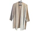 J M Collection Women’s Open Cardigan Beige Stud Embellished Sleeves Size 1X