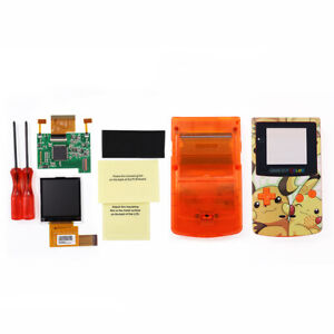 2.2 Inches Touch High Light Backlight LCD Kit + UV Printed Shell For GBC Console