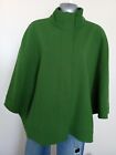 Magaschoni Collection Green Wool/Blend Cape Sleeves Jacket Sz M-L