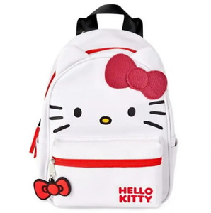 Cute Hello Kitty Signature Backpack light waterproof White