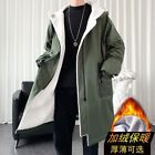 2023 Winter coat men's hooded thick trench coat men's fashion jacket