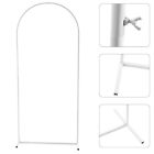 White 6FT Wedding Arch Metal Frame Plant Flower Rack Stand Backdrop Party Decor