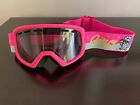 Giro REV Medium Youth Ski Snowboard Snow Goggles Hot Pink With Owl Strap w/ box