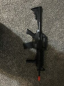 Airsoft AR Stinger R37, Comes With 10000 BBs, Airsoft Mask, Goggles, Gun Holder