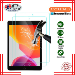 Tempered Glass Screen Protector For iPad 10.2 9.7 7th 5th 6th Air Pro Mini 2 3 4
