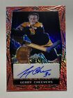 GERRY CHEEVERS bruins 2024 Leaf Metal Hockey Legends Shimmer Red AUTO 4/7