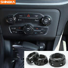 Audio Switch Knob Air Condition Cover Trim Accessories for Dodge Challenger 2015 (For: 2021 Dodge Challenger)