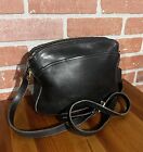 COACH black vintage vtg womens's leather shoulder bag 9976