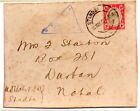 New ListingSouth Africa Transvaal 1900 (?) censored front on card backing