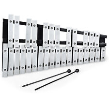 30 Note Foldable Glockenspiel Xylophone Aluminum Home Instrument w/ Bag