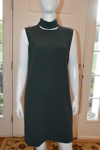 Womans THEORY Emerald Green Sleeveless Dress Size 6
