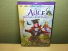 Alice Through the Looking Glass (DVD, 2016) Disney Johnny Depp Brand New
