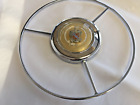 1941 1942 1946 1947 BUICK BANJO STEERING WHEEL HORN RING WITH HORN BUTTON, NICE