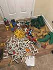 Fisher price Geotrax Train Set Huge Lot, Tons Of Pieces & Trains UNTESTED READ