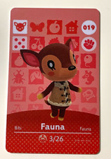Animal Crossing New Horizons Amiibo: Fauna #019 NFC Tag FREE SHIPPING!