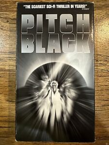 New ListingPitch Black VHS Horror Sci-Fi Vin Diesel Universal 2000