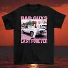 NEW Bad Guys LAST FOREVER SCOTT HALL Shirt RAZOR RAMON Shirt Black S-5XL