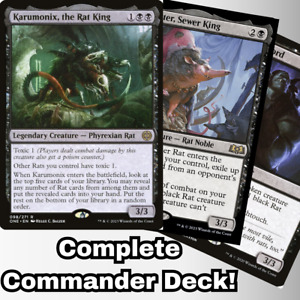 MTG Commander EDH Deck Karumonix, the Rat King 100 Magic Cards Custom Rats