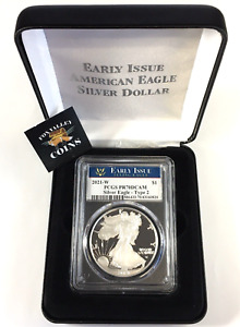 New Listing2021-W Proof American Silver Eagle Type-2 PCGS PR70 DCAM in Box! EARLY ISSUE ED!