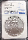 2021 Type 1 Silver Eagle Early Release NGC MS-69 - ENN Coins
