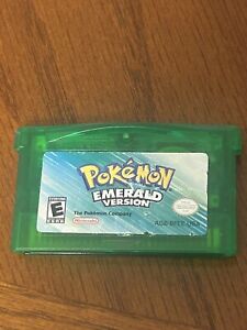 Pokemon Emerald Version (Nintendo Game Boy Advance, 2005) Tested Authentic Saves