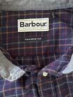 BARBOUR Endsleigh Oxford Multicolor Check Shirt Tailored Fit Size US Medium