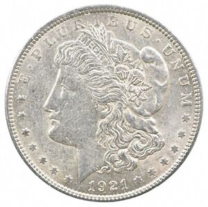 1921 Morgan Silver Dollar - Last Year Issue 90% $1 Bullion *438
