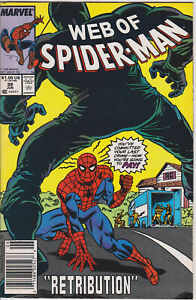 Web of Spider-Man #39 Vol. 1 (1985-1998, 2012)Marvel Comics,Newsstand