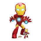Iron Man Cardboard Cutout from Spidey and His Amazing Friends with Free Mini
