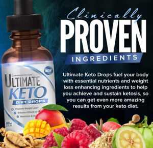 Ultimate Keto Diet Drops : Controls Hunger & Cravings | Supports Metabolism