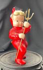 DEVIL SATAN with PITCH FORK Vintage CUTE Red ARTWARE ARDALT CERAMIC Figurine 1