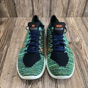 Nike Mens Free RN Flyknit “ GO BEARS” Running Athletic Shoes Size 10.5W NEW
