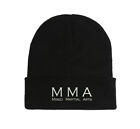 Mma Mixed Martial Arts Embroidered Beanie Hat Winter Cap Warm Comfortable