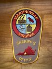Martinsville Virginia Sheriff's Office Patch
